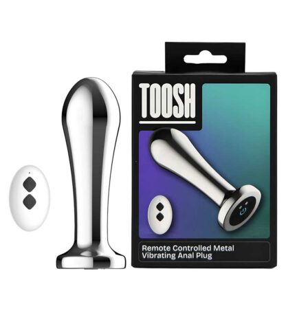 Toosh Remote Controlled Metal Vibrating Anal Plug – The Vibrator